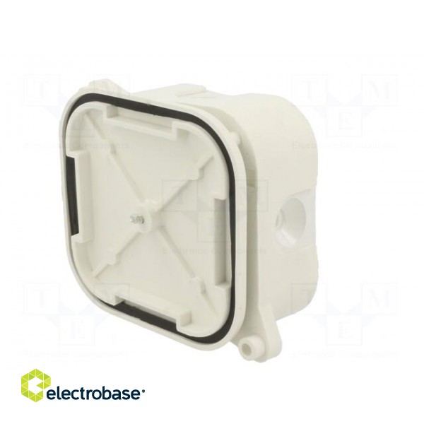 Enclosure: junction box | X: 75mm | Y: 75mm | Z: 30mm | wall mount | IP44 image 9