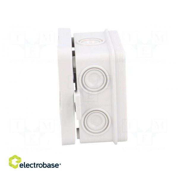 Enclosure: junction box | X: 75mm | Y: 75mm | Z: 39mm | wall mount | IP55 image 9
