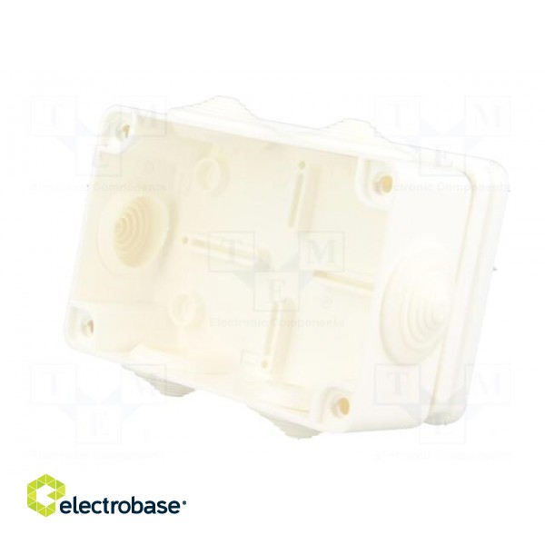 Enclosure: junction box | X: 80mm | Y: 120mm | Z: 50mm | ABS,polystyrene фото 5