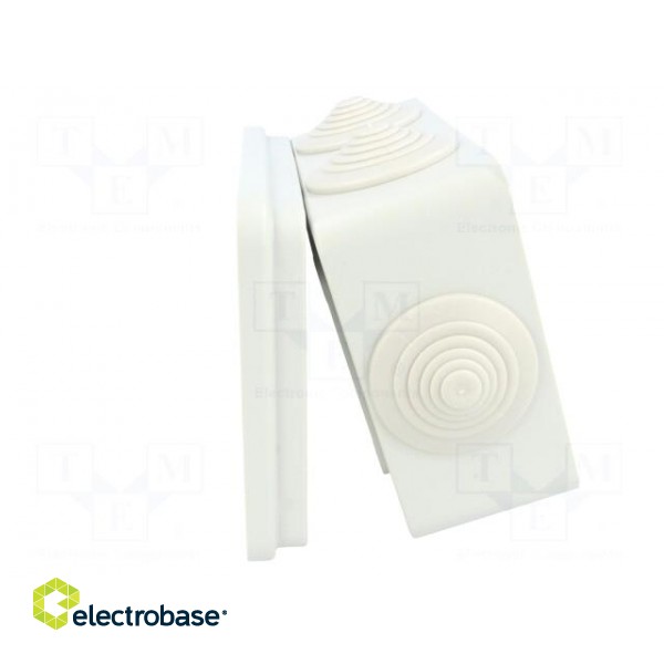 Enclosure: junction box | X: 80mm | Y: 120mm | Z: 50mm | ABS,polystyrene фото 9