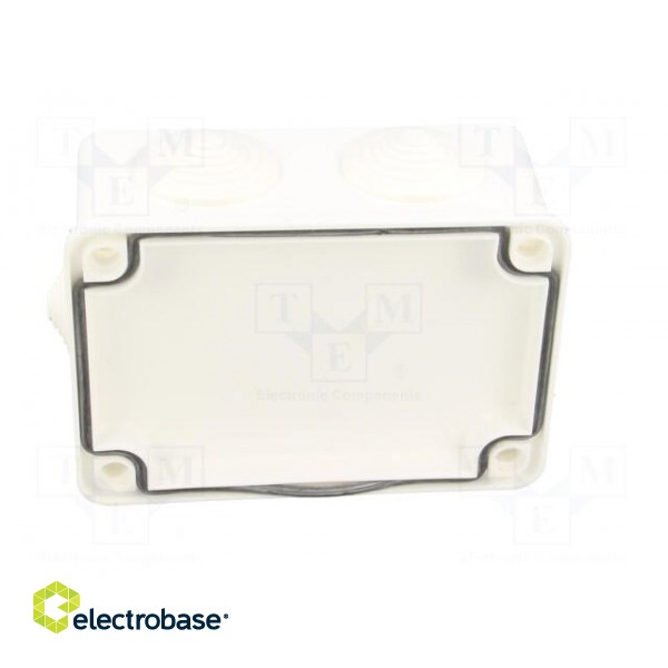Enclosure: junction box | X: 80mm | Y: 120mm | Z: 50mm | ABS,polystyrene фото 8