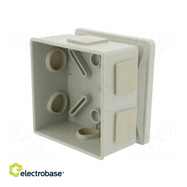 Enclosure: junction box | X: 80mm | Y: 80mm | Z: 40mm | ABS,polystyrene image 4