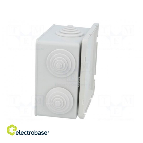 Enclosure: junction box | X: 80mm | Y: 80mm | Z: 40mm | wall mount | IP44 image 5