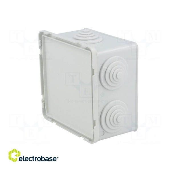 Enclosure: junction box | X: 80mm | Y: 80mm | Z: 40mm | wall mount | IP44 paveikslėlis 8