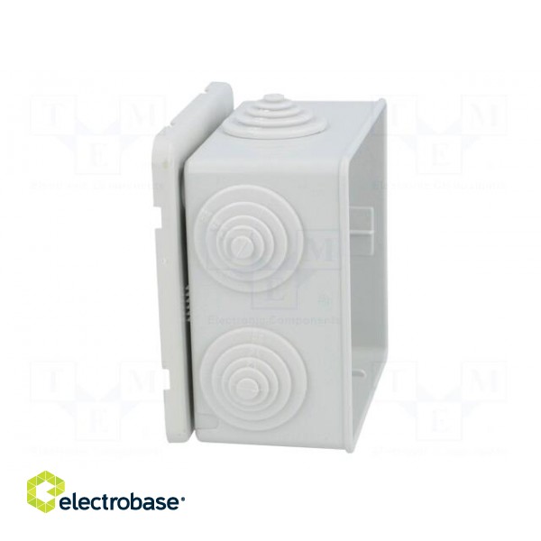 Enclosure: junction box | X: 80mm | Y: 80mm | Z: 40mm | wall mount | IP44 image 9