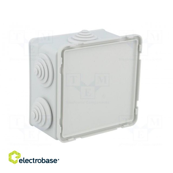 Enclosure: junction box | X: 80mm | Y: 80mm | Z: 40mm | wall mount | IP44 paveikslėlis 6