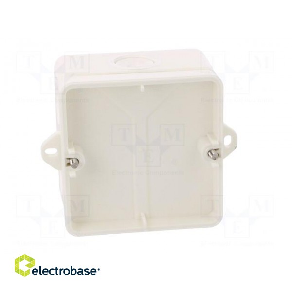 Enclosure: junction box | X: 80mm | Y: 80mm | Z: 52mm | polystyrene | IP65 image 8