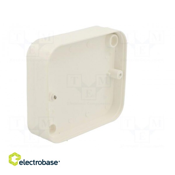 Enclosure: junction box | X: 80mm | Y: 90mm | Z: 24mm | wall mount | IP20 image 3