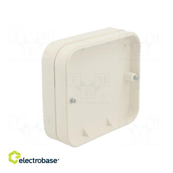 Enclosure: junction box | X: 80mm | Y: 90mm | Z: 24mm | wall mount | IP20 image 7