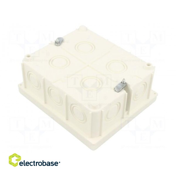 Enclosure: junction box | X: 80mm | Y: 95mm | Z: 40mm | wall mount | IP20 image 2