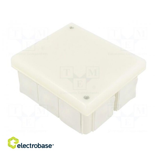 Enclosure: junction box | X: 80mm | Y: 95mm | Z: 40mm | wall mount | IP54 фото 1