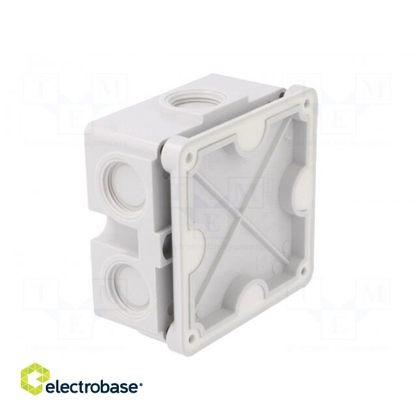 Enclosure: junction box | X: 81.9mm | Y: 81.9mm | Z: 46mm | IP54 image 7