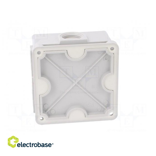 Enclosure: junction box | X: 81.9mm | Y: 81.9mm | Z: 46mm | IP54 image 8