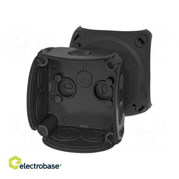 Enclosure: junction box | X: 84mm | Y: 84mm | Z: 55mm | polypropylene PP