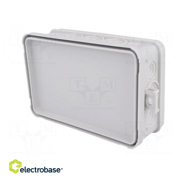 Enclosure: junction box | X: 85mm | Y: 130mm | Z: 37mm | polypropylene фото 8