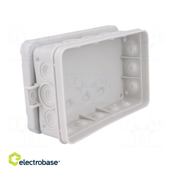 Enclosure: junction box | X: 85mm | Y: 130mm | Z: 37mm | polypropylene фото 2