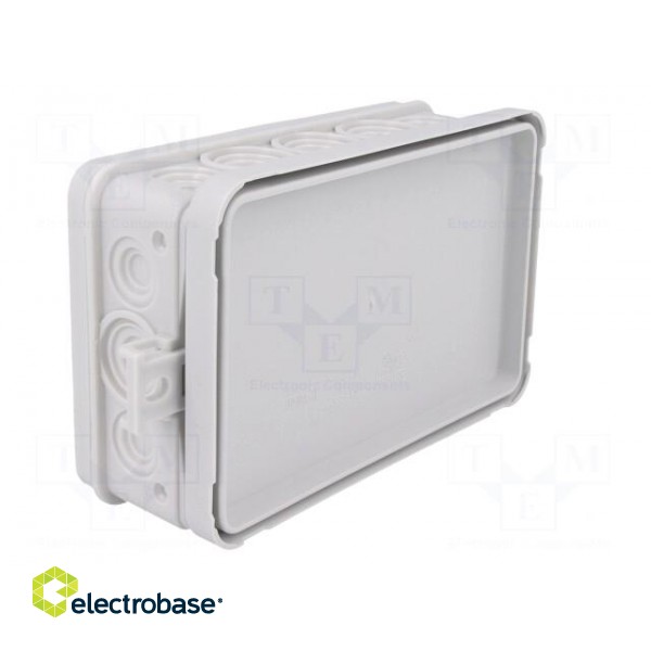 Enclosure: junction box | X: 85mm | Y: 130mm | Z: 37mm | polypropylene фото 6