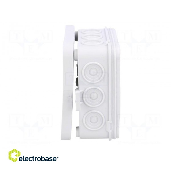 Enclosure: junction box | X: 85mm | Y: 85mm | Z: 39mm | wall mount | IP55 image 9