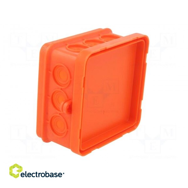 Enclosure: junction box | X: 85mm | Y: 85mm | Z: 40mm | polyetylene | IP55 фото 7