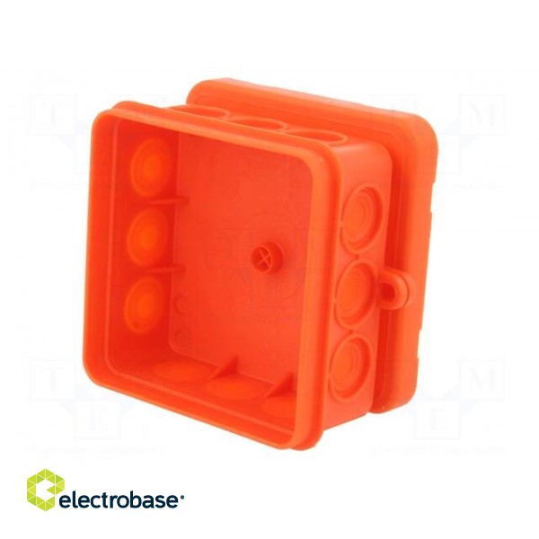 Enclosure: junction box | X: 85mm | Y: 85mm | Z: 40mm | polyetylene | IP55 фото 5