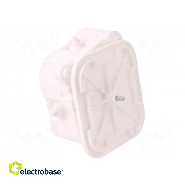 Enclosure: junction box | X: 86mm | Y: 86mm | Z: 35mm | with fixing lugs image 6