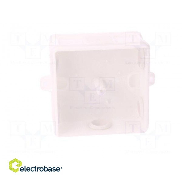 Enclosure: junction box | X: 86mm | Y: 86mm | Z: 39mm | wall mount | IP55 image 3