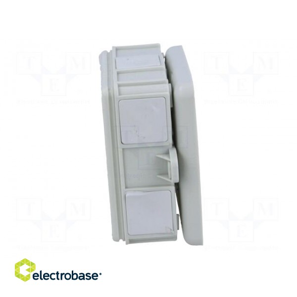 Enclosure: junction box | X: 86mm | Y: 86mm | Z: 39mm | wall mount | IP55 image 5