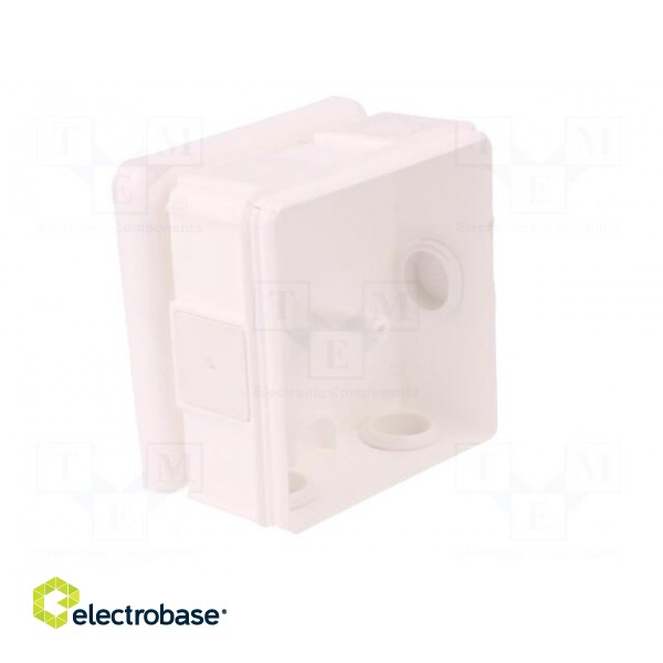 Enclosure: junction box | X: 86mm | Y: 86mm | Z: 39mm | wall mount | IP55 image 2
