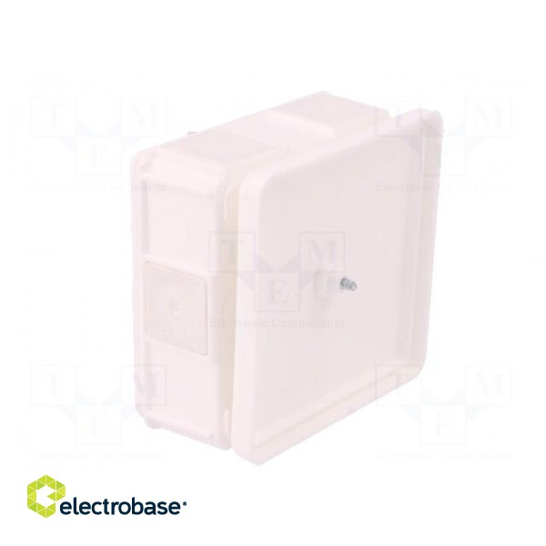 Enclosure: junction box | X: 86mm | Y: 86mm | Z: 39mm | wall mount | IP55 image 6