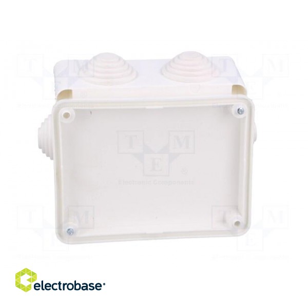 Enclosure: junction box | X: 87mm | Y: 118mm | Z: 55mm | wall mount | IP55 image 7