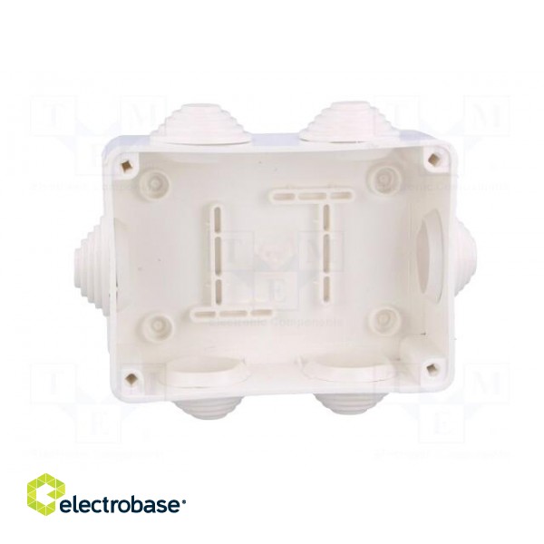 Enclosure: junction box | X: 87mm | Y: 118mm | Z: 55mm | wall mount | IP55 image 3