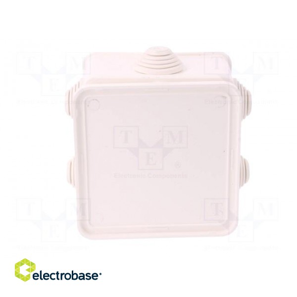 Enclosure: junction box | X: 87mm | Y: 87mm | Z: 45mm | wall mount | IP55 image 7