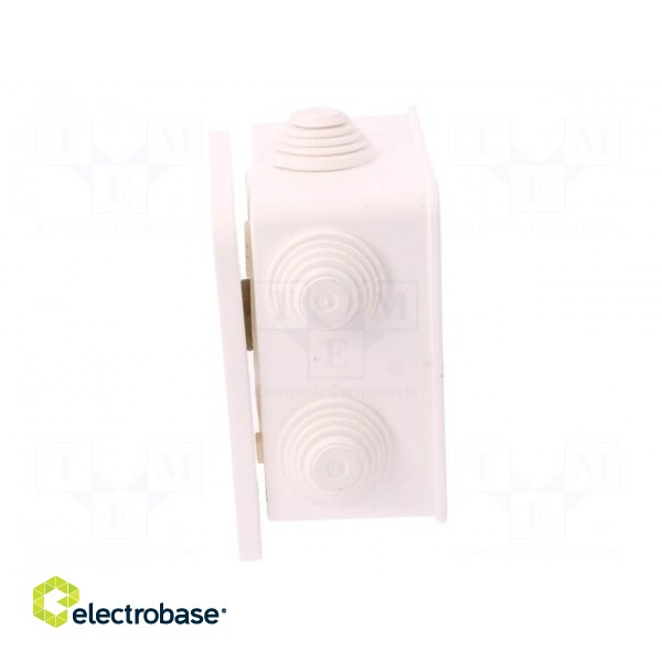 Enclosure: junction box | X: 87mm | Y: 87mm | Z: 45mm | wall mount | IP55 image 9