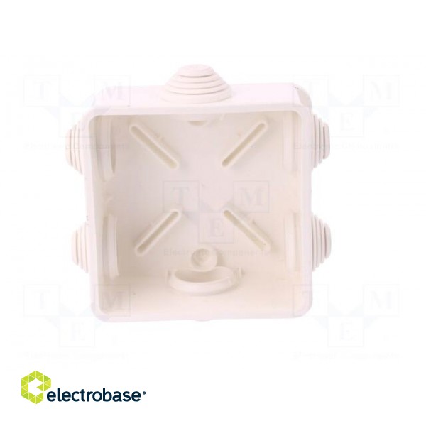 Enclosure: junction box | X: 87mm | Y: 87mm | Z: 45mm | wall mount | IP55 image 3