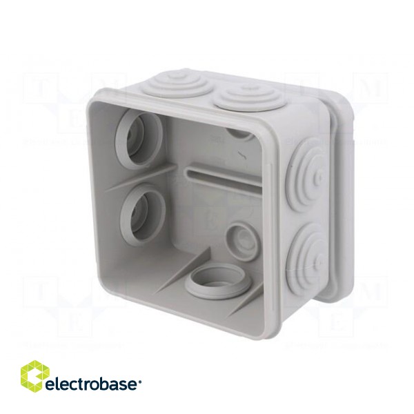 Enclosure: junction box | X: 88mm | Y: 88mm | Z: 52mm image 4