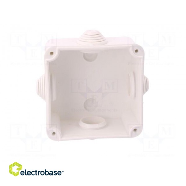 Enclosure: junction box | X: 88mm | Y: 88mm | Z: 60mm | wall mount | IP55 image 3
