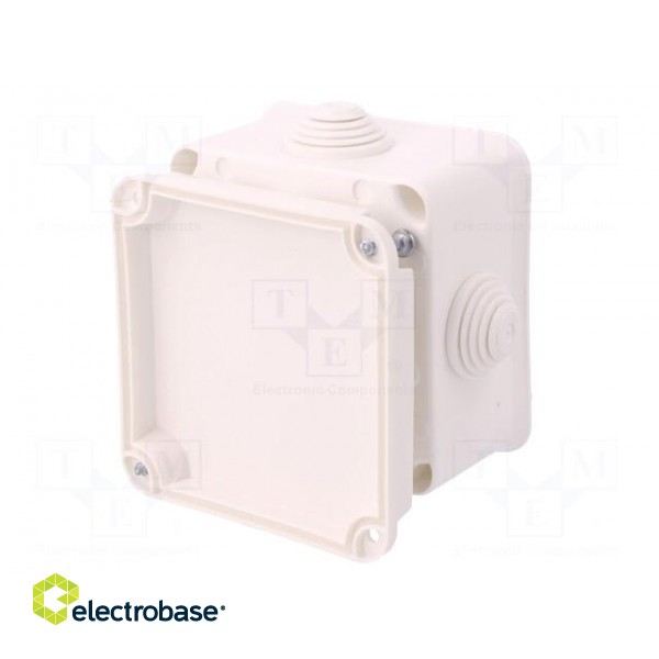 Enclosure: junction box | X: 88mm | Y: 88mm | Z: 60mm | wall mount | IP55 image 8