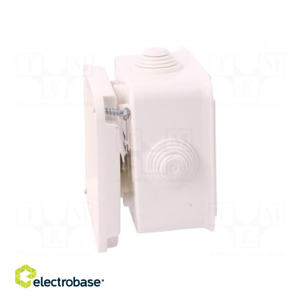 Enclosure: junction box | X: 88mm | Y: 88mm | Z: 60mm | wall mount | IP55 image 9