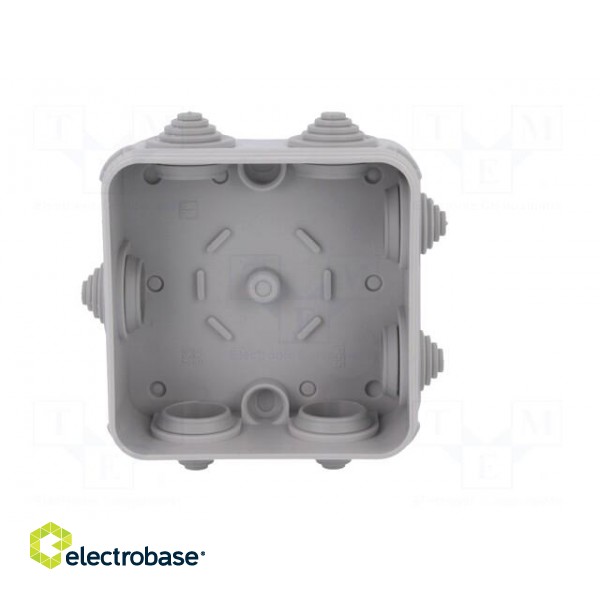 Enclosure: junction box | X: 90mm | Y: 90mm | Z: 45mm | wall mount | IP55 image 3