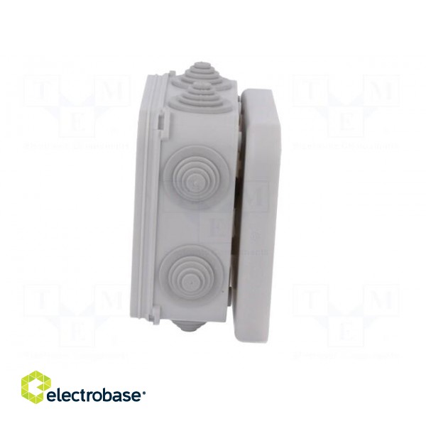 Enclosure: junction box | X: 90mm | Y: 90mm | Z: 45mm | wall mount | IP55 image 5