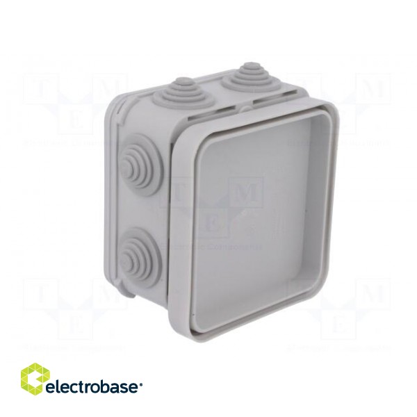 Enclosure: junction box | X: 90mm | Y: 90mm | Z: 45mm | wall mount | IP55 image 6