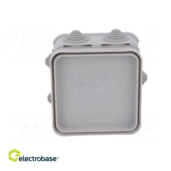 Enclosure: junction box | X: 90mm | Y: 90mm | Z: 45mm | wall mount | IP55 image 7