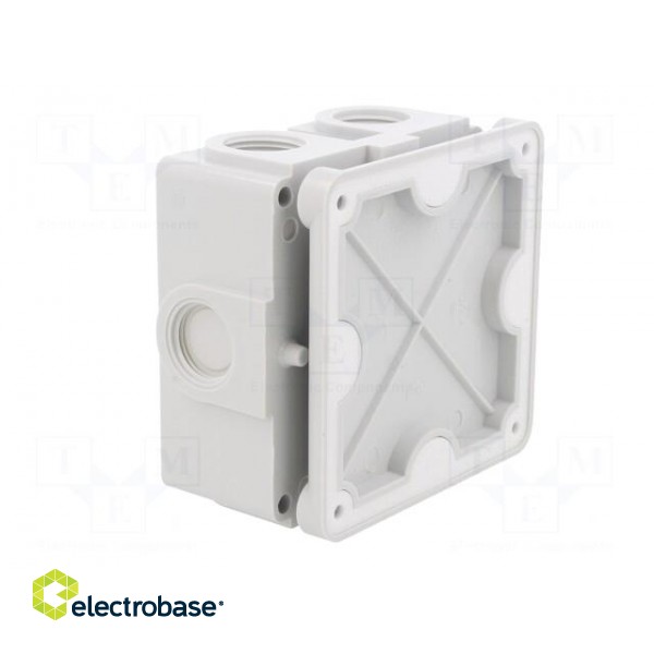 Enclosure: junction box | X: 91mm | Y: 91mm | Z: 51mm | duroplast | IP54 фото 7