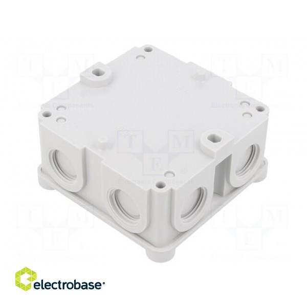 Enclosure: junction box | X: 91mm | Y: 91mm | Z: 51mm | duroplast | IP54 фото 2