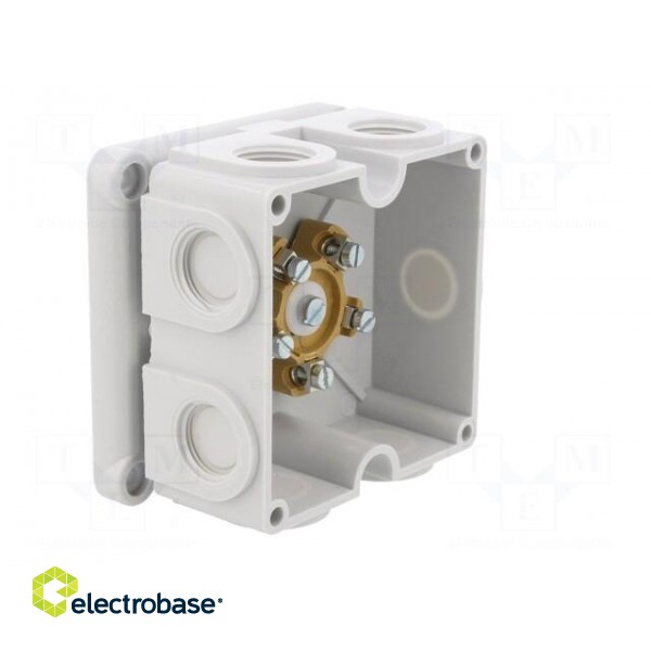 Enclosure: junction box | X: 91mm | Y: 91mm | Z: 51mm | duroplast | IP54 фото 3