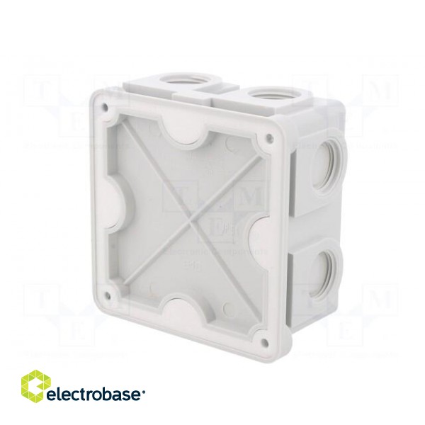 Enclosure: junction box | X: 91mm | Y: 91mm | Z: 51mm | duroplast | IP54 фото 9