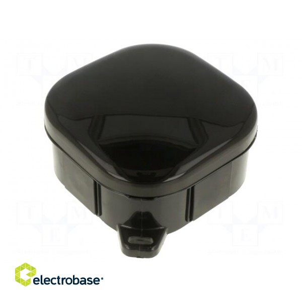 Enclosure: junction box | X: 92mm | Y: 92mm | Z: 44mm | IP54 | black фото 1