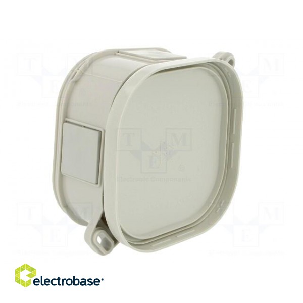Enclosure: junction box | X: 92mm | Y: 92mm | Z: 44mm | wall mount | ABS фото 6