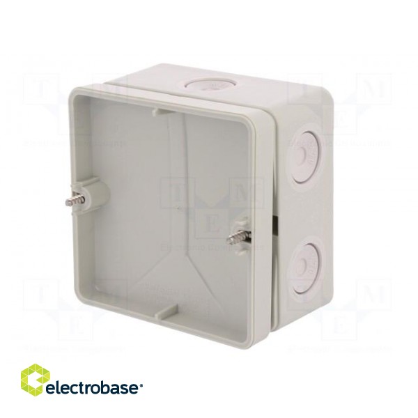 Enclosure: junction box | X: 93mm | Y: 93mm | Z: 55mm | polystyrene | IP65 image 8