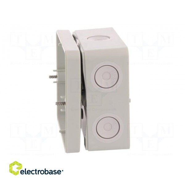 Enclosure: junction box | X: 93mm | Y: 93mm | Z: 55mm | polystyrene | IP65 image 9